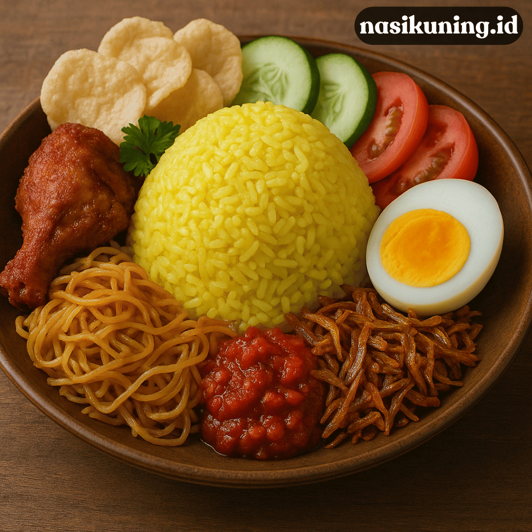 Nasi Kuning Khas Kalimantan