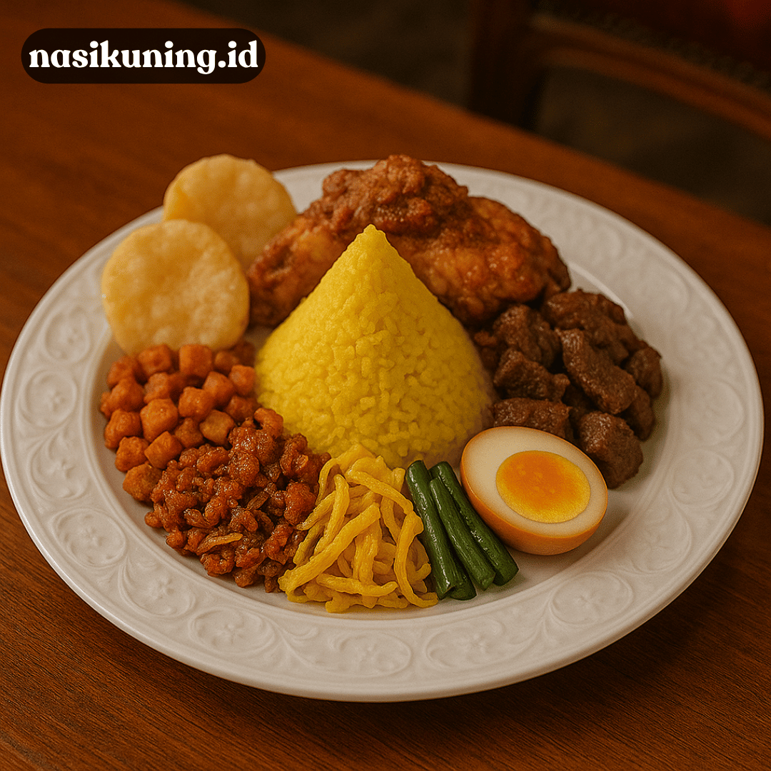 Nasi Kuning, Makanan Tradisional Indonesia