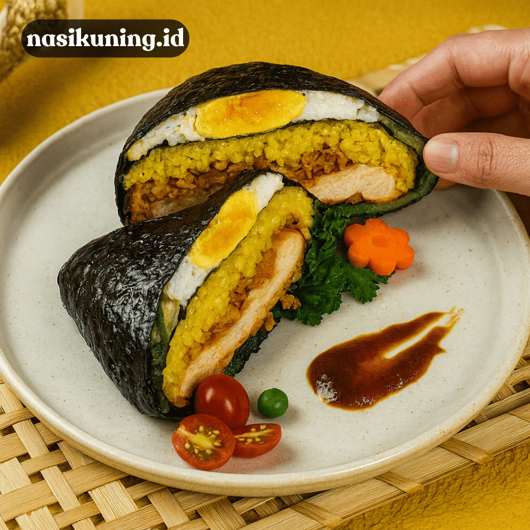 Resep Nasi Kuning Lipat Praktis, Bekal Jalan-Jalan Anti Ribet!