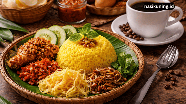 Kenapa Nasi Kuning dan Kopi Hitam Jadi Menu Sarapan Favorit?