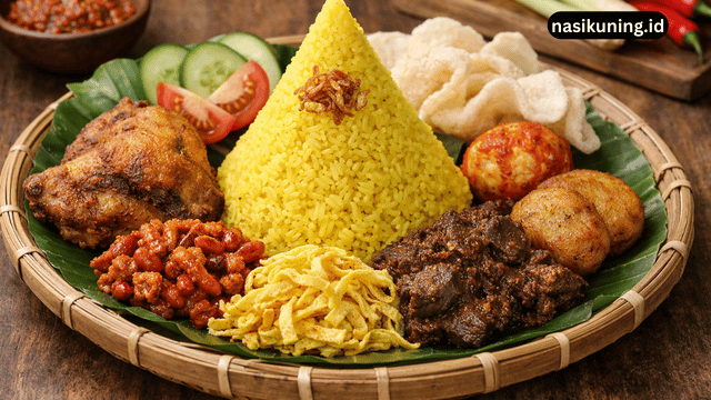 Waktu Terbaik Menyajikan Nasi Kuning Agar Rasanya Sempurna