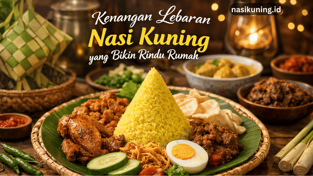Kenangan Lebaran Nasi Kuning yang Bikin Rindu Rumah