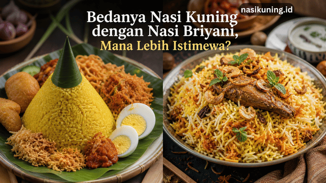 Bedanya Nasi Kuning dengan Nasi Briyani, Mana Lebih Istimewa?