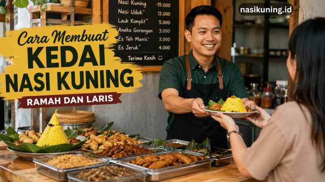 Cara Membuat Kedai Nasi Kuning Ramah dan Laris